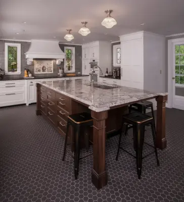 Family Room and Atrium Skylight in the North End Kitchen — Home Renovation & Remodeling Services project by Phase II, Inc.
