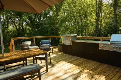 Outdoor Kitchen and Deck in North Nashville — Home Renovation & Remodeling Services project by Kramer Projects