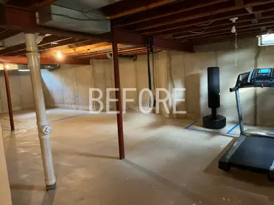 North Shore Basement Renovation — Home Renovation & Remodeling Services project by Badger Carpentry, Inc.