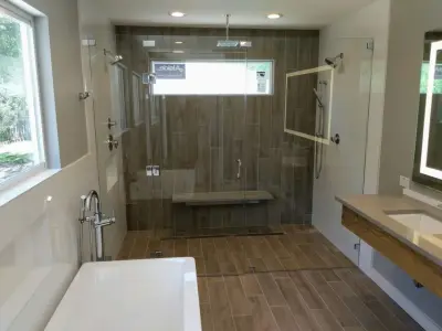 Master Bathroom of Northwest Hills — Home Renovation & Remodeling Services project by Canyon Construction