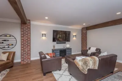 Norton Commons - Basement Renovation — Home Renovation & Remodeling Services project by Bailey Design + Build