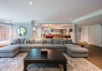 NoVa Complete Basement Renovation with Home Theater — Home Renovation & Remodeling Services project by NOVA Custom Renovations