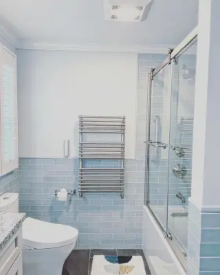 Georgetown Restroom — Kitchen Remodeling project by Elissa's Kitchen & Bath Design