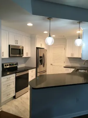Contemporary Kitchen Renovation in Atlanta — Kitchen Remodeling project by Rosa Moreno Kitchens