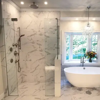 Primary Bathroom Renovation — Kitchen Remodeling project by Elissa's Kitchen & Bath Design
