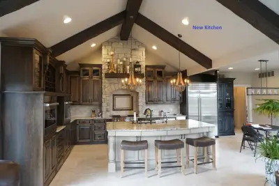 Illuminated kitchen renovation — Kitchen Remodeling project by Dimensions In Wood Inc