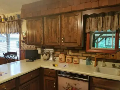 Transformation Journey - From 70's Style to Timeless Neutral Kitchen — Kitchen Remodeling project by Eagle River Cabinets