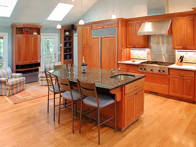 Nostalgic Blue Kitchen — Kitchen Remodeling project by Adam Gibson Design