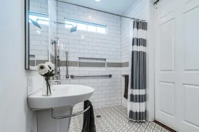 Brentwood Accessible Bathroom — Kitchen Remodeling project by Usable Space Interiors, LLC