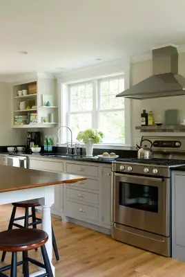 Kennebunk Tailored Hue — Kitchen Remodeling project by INDISCO Kitchens And Baths
