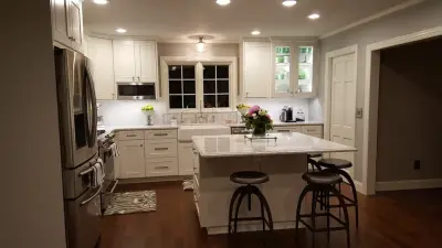 Bespoke pantry and renovated kitchen — Kitchen Remodeling project by Dimensions In Wood Inc