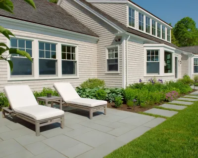 Cozy South Coast Home by CBA Landscape Architects, LLC