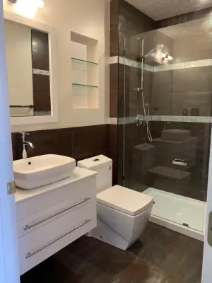European Bathroom Hall — Kitchen Remodeling project by Envision
