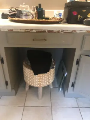 Bathroom vanity makeover — Kitchen Remodeling project by Eclectic By Design