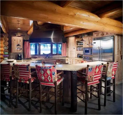 Lakeside Log Cabin Kitchen — Kitchen Remodeling project by Bartel Kitchen And Bath