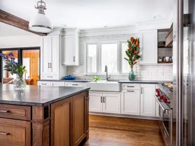 Slingerlands Reclaimed Modern Farm Kitchen — Kitchen Remodeling project by Zarrillo's Custom Design Kitchens, Inc.