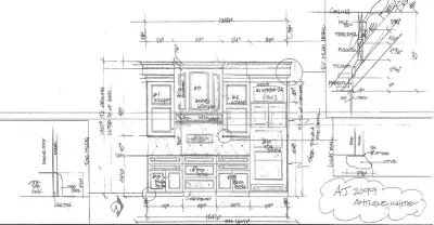 Vintage Sketches — Kitchen Remodeling project by Kitchen & Bath Designs By Leah LLC
