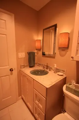 Unexpected Serenity Bath — Kitchen Remodeling project by Andrea's Interior Design Gallery