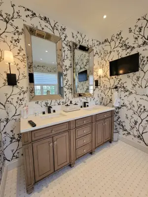 Clayton Main Bathroom — Kitchen Remodeling project by Paula Anane - Perspective Cabinetry And Design