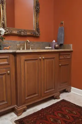 Powder Room Procedure — Kitchen Remodeling project by Kitchens Unlimited