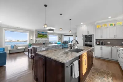 Seaside Culinary Space — Kitchen Remodeling project by Inspired Designs
