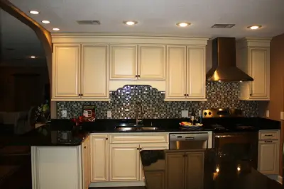Cabinet and Granite Installation Renovation — Kitchen Remodeling project by Emerald Coast Fabrication