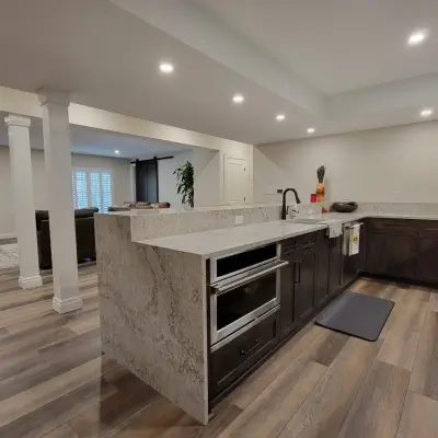 Underground Pub — Kitchen Remodeling project by Paula Anane - Perspective Cabinetry And Design