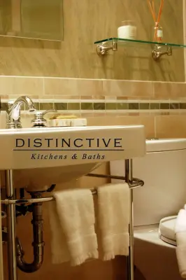 Compact Shower — Kitchen Remodeling project by Distinctive Kitchens & Baths