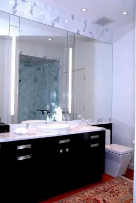 Tanglewood Modern His and Hers Bathroom — Kitchen Remodeling project by Kitchen & Bath Concepts