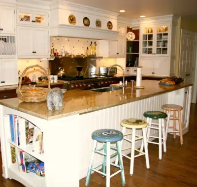 An Artistic Touch in the Kitchen — Kitchen Remodeling project by First Impression Designs