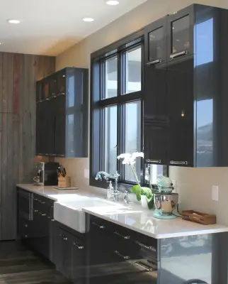 A Contemporary Rustic Kitchen — Kitchen Remodeling project by SK Cabinetry & Design