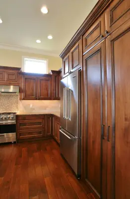Alder Cabinetry for Kitchens — Kitchen Remodeling project by Finishing Touch Custom Woodworks, Inc.