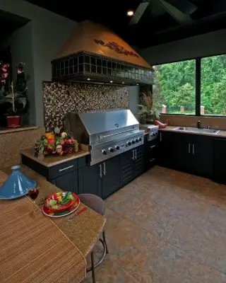 Al Fresco Cooking Spaces — Kitchen Remodeling project by Alice Atkins McCoy, CMKBD, ASID Allied