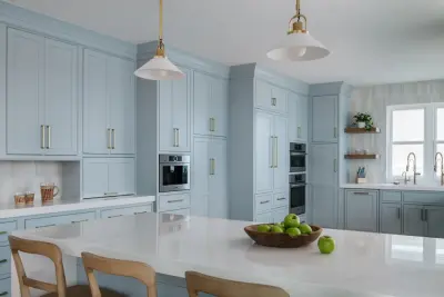 Allie Reed, Designer - Coastal Blue Kitchen - South Ponte Vedra Blvd — Kitchen Remodeling project by Woodsman Kitchens And Floors