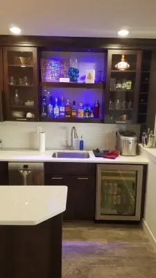 Basement Renovation — Kitchen Remodeling project by Cabinets By Design LLC
