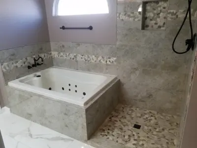 Rice Bathroom Renovation — Kitchen Remodeling project by Marshall Construction