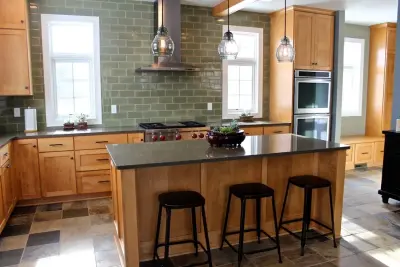 Contemporary Kitchen at Berry Hill — Kitchen Remodeling project by Frontier Craftsmen