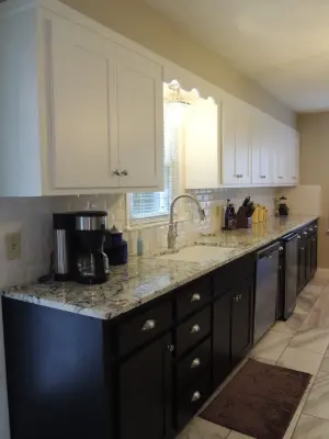 Monochrome Kitchen and Bathroom — Kitchen Remodeling project by Lowe's Of South Springfield, MO