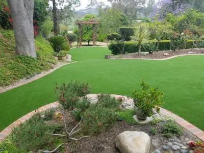 Encinitas, CA Artificial Turf Installation — Landscape Construction project by Home Turf Synthetic Grass in Encinitas