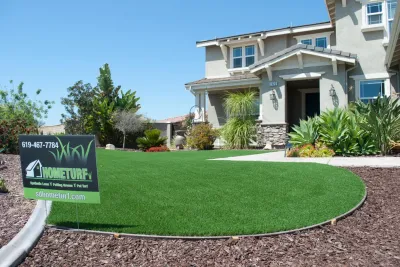 Escondido Synthetic Turf Installation — Landscape Construction project by Home Turf Synthetic Grass