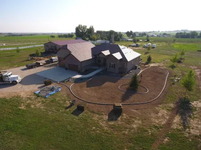 Residential Installation — Landscape Construction project by Turf Master Sod Farms