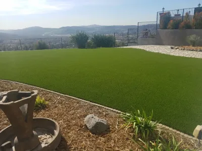 El Cajon, CA Artificial Turf Installation — Landscape Construction project by Home Turf Synthetic Grass