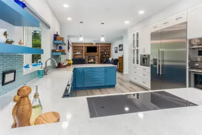 Azure Oasis — Kitchen Remodeling project by Creative Kitchen Designs, Inc.