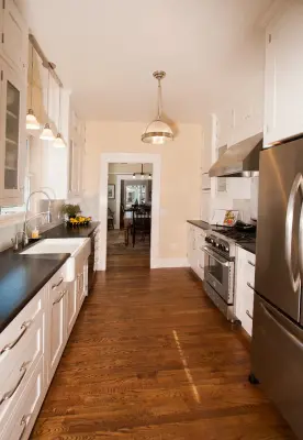 Traditional Galley Kitchen in Boise's North End — Kitchen Remodeling project by Patricia Dunlop