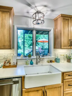 Brick-Enhanced Kitchen Renovation — Kitchen Remodeling project by Excel Remodeling