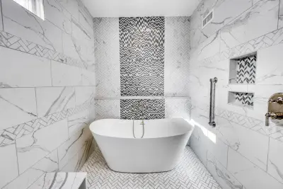 Radiant and Spacious Restroom — Kitchen Remodeling project by Excel Remodeling