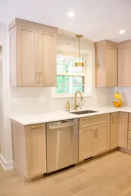 Brighton Quarter Sawn White Oak Culinary Space — Kitchen Remodeling project by Main Line Kitchen Design