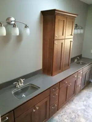 Transitional Home for New Construction — Kitchen Remodeling project by Shana Sughroue