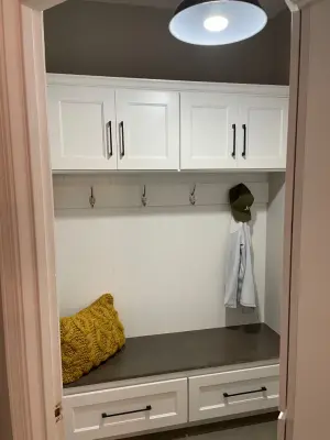Denise Honaker's Buchanan Mudroom — Kitchen Remodeling project by Kitchen Sales & Kitchen Sales Gallery