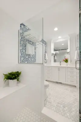 Azure Elegance — Kitchen Remodeling project by Crystal Kitchen + Bath